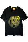 Puma fekete BvB Borussia Dortmund mintás póló M/L