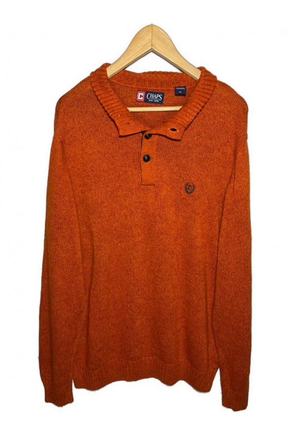 CHAPS vintage narancssárga kötött pulóver XXL