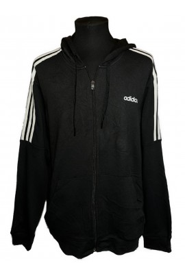 Adidas fekete zipzáros zsebes hoodie XL
