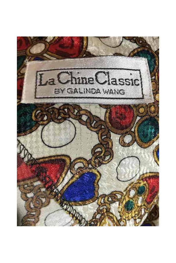 Lachine Chine Classic színes lánc mintás felső M/L