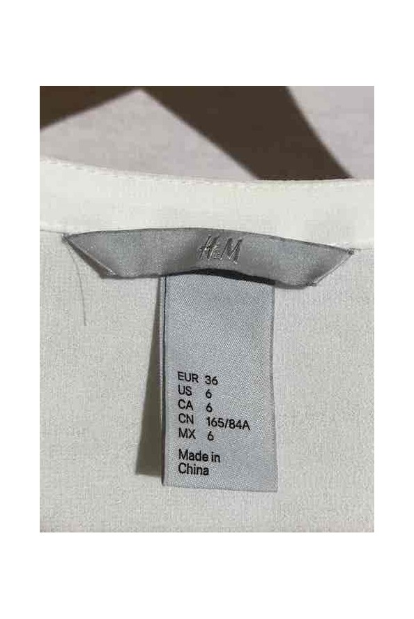 H&M fehér enyhén áttetsző ing S