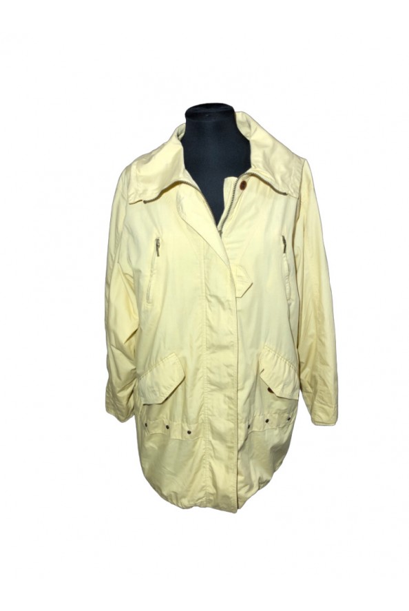 Puha bézs vintage átmeneti kabát L/XL