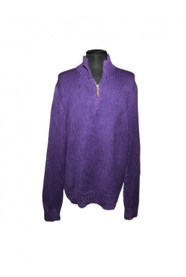 P.Ralph Lauren lila kötött pulóver L/XL