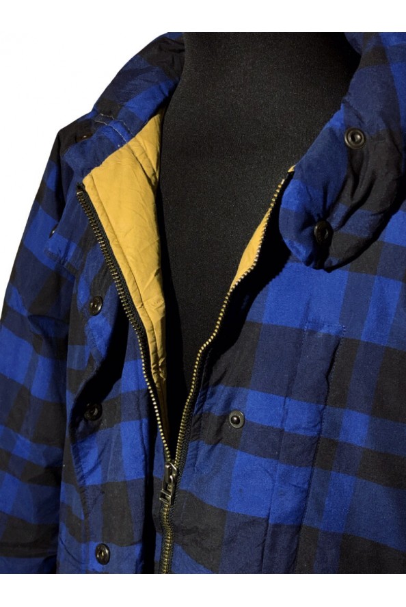 Ralph Lauren sötétkék kockás kabát XL/XXL