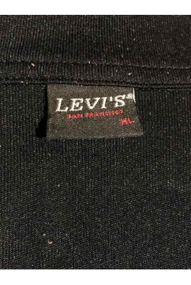 Levi's vintage fekete galléros póló XL