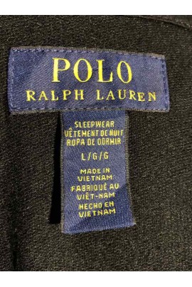 Ralph Lauren fekete piros csíkos vékony pulóver L/XL