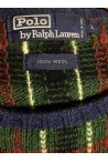 Ralph Lauren kockás gyapjú pulóver XL/XXL