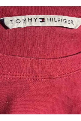 Tommy Hilfiger vintage vastag piros póló L/XL