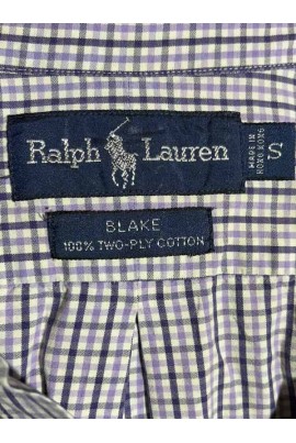 Ralph Lauren lila kockás rövid ujjú ing M/L