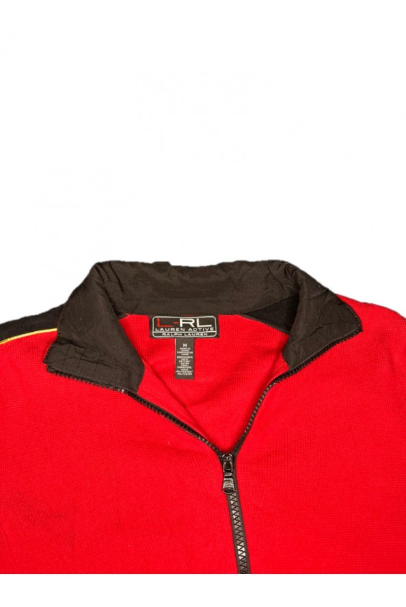 Ralph Lauren vintage piros zipzáros pulóver M